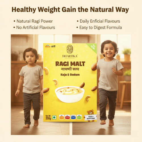DhartiKa Kaju & Badam Ragi Malt Pack of 2