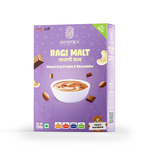 DhartiKa Dry Fruits with Chocolate Ragi Malt