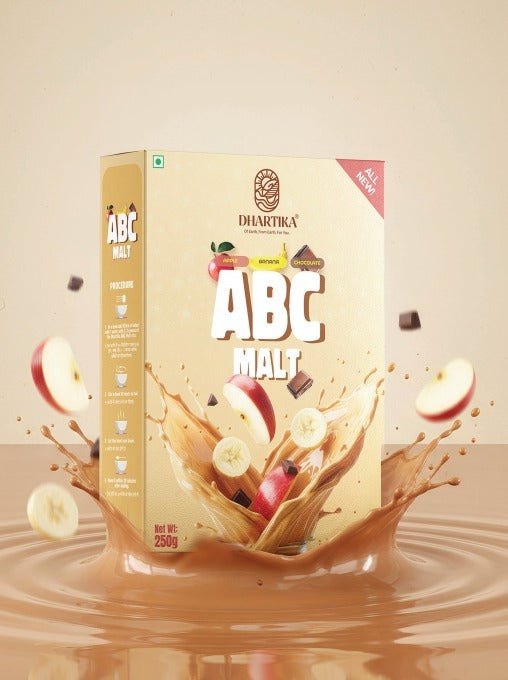 Dhartika ABC Ragi Malt 250g | Apple Banana Chocolate Ragi Malt