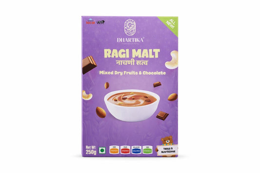 DhartiKa Dry Fruits with Chocolate Ragi Malt