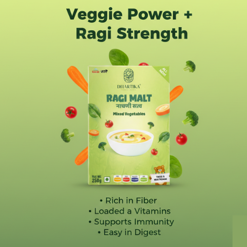 DhartiKa Mixed Vegetable Ragi Malt