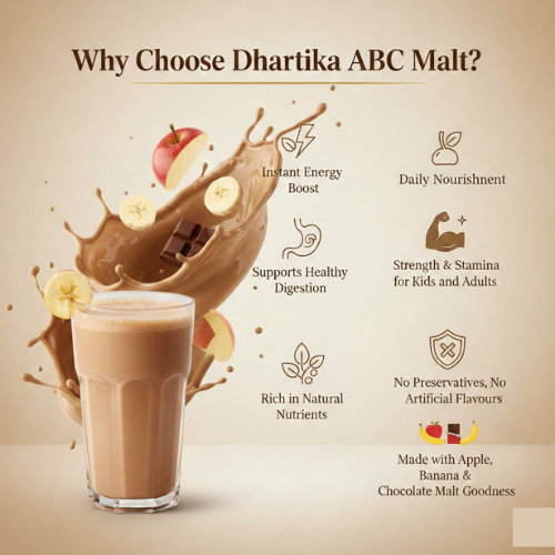 Dhartika ABC Ragi Malt 250g | Apple Banana Chocolate Ragi Malt