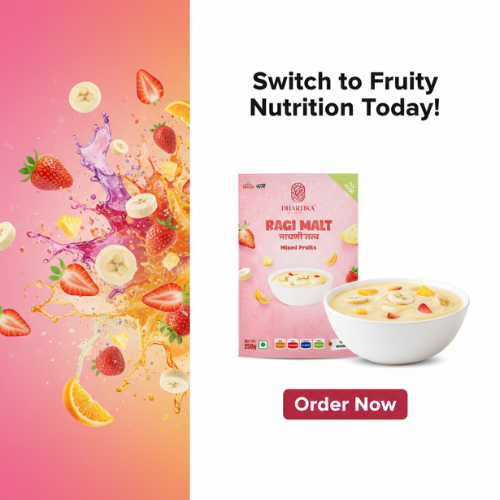 DhartiKa Mixed Fruit Ragi Malt